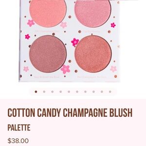 Cotton Candy Champagne Blush Beauty Bakerie Make Up Matte & Metallic Buildable